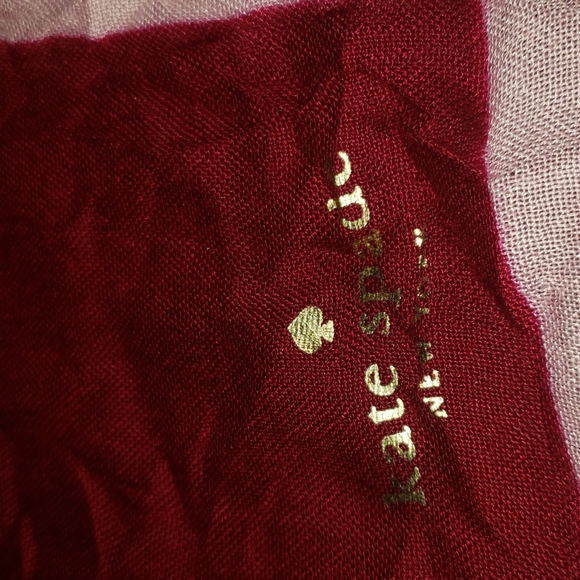 KATE SPADE NEW YORK GIANT APPLE colorful SCARF wrap shrug - Picture 4 of 6